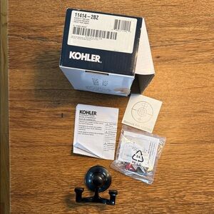 Kohler Oil rubbed bronze  Double Robe Hook